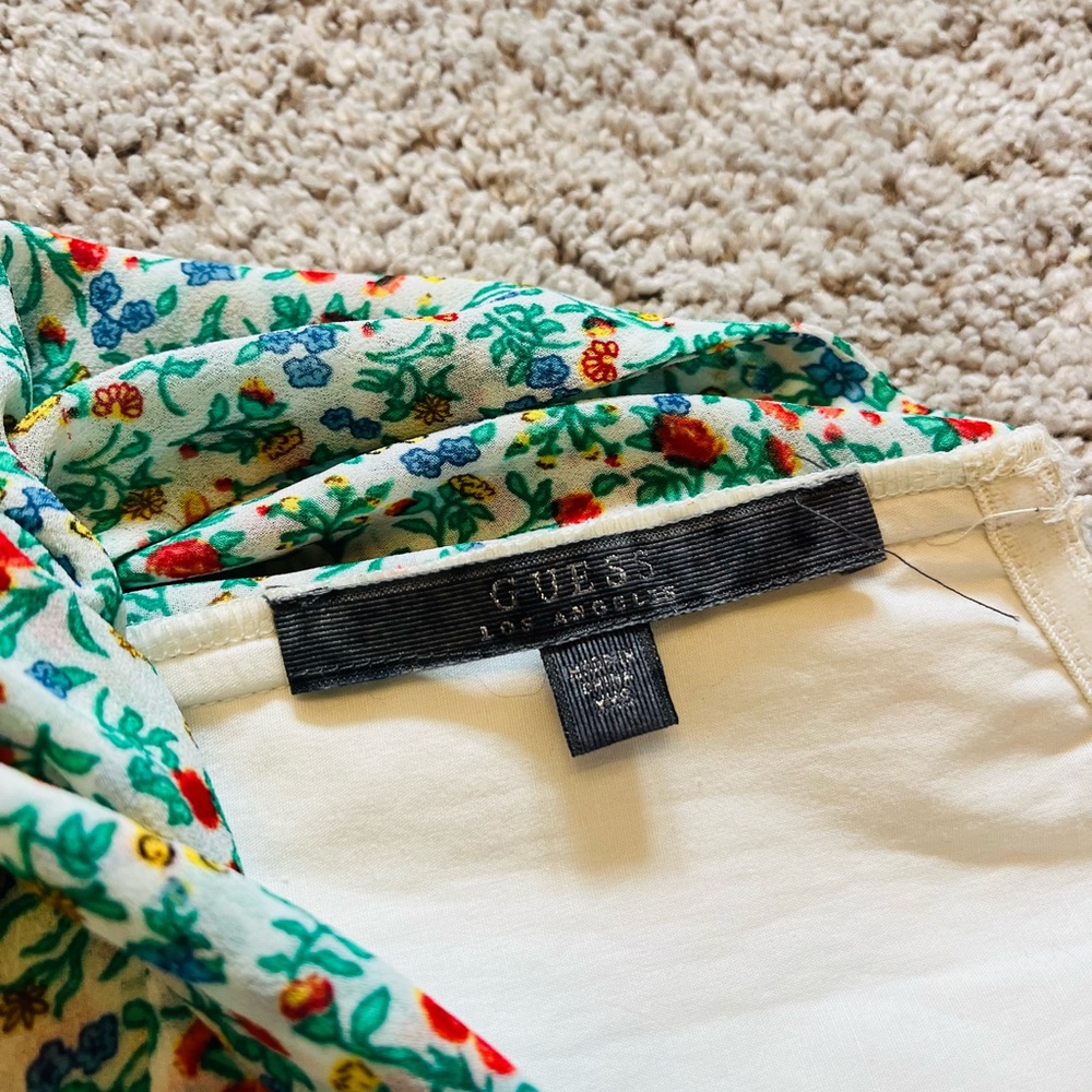 Guess Floral Corset Top - Picture 3 of 3